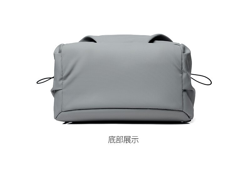 学生书包批发牛津布韩版双肩包大容量男士褶皱休闲旅行电脑背包详情图33