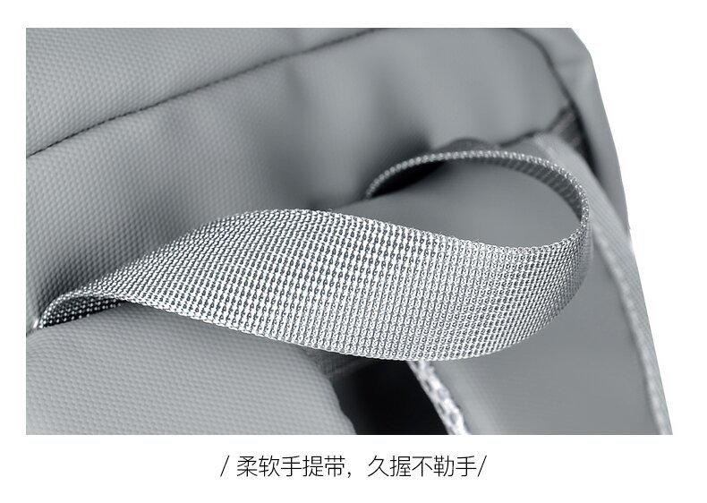 学生书包批发牛津布韩版双肩包大容量男士褶皱休闲旅行电脑背包详情图37