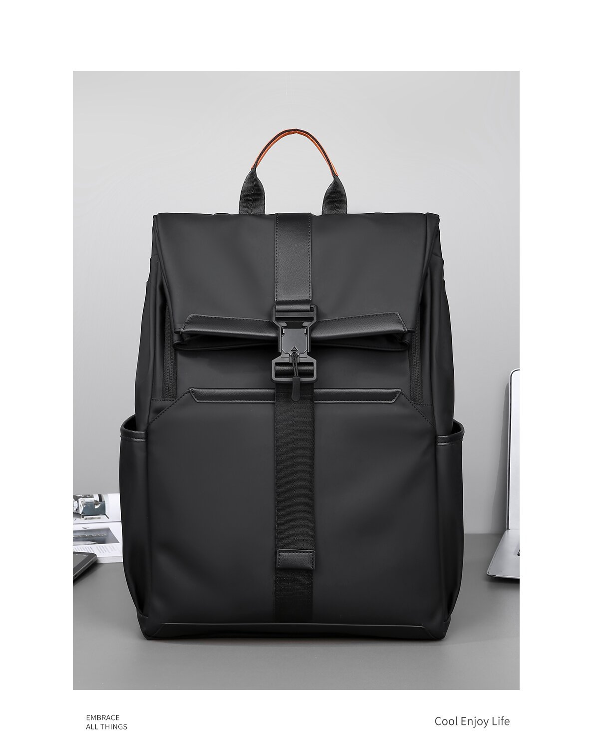 休闲通勤背包男士双肩包大容量电脑包男生户外运动旅行包书包防水详情图24