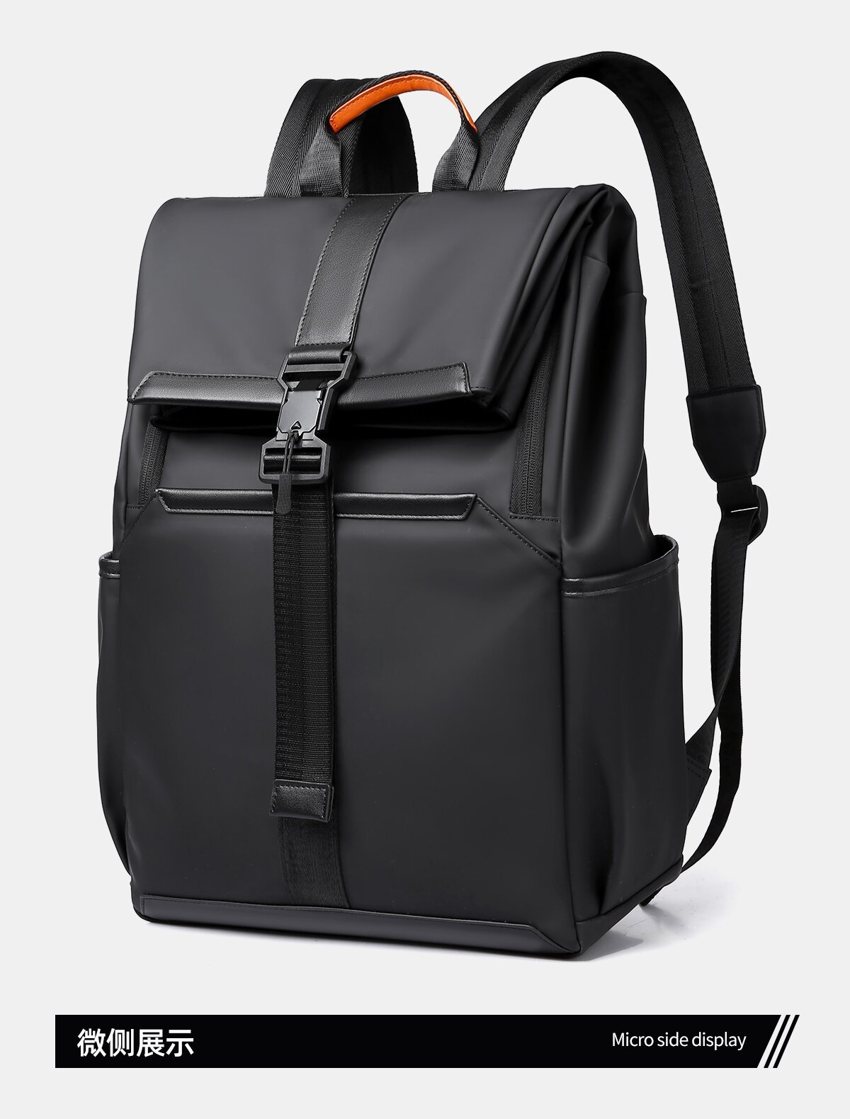 休闲通勤背包男士双肩包大容量电脑包男生户外运动旅行包书包防水详情图32