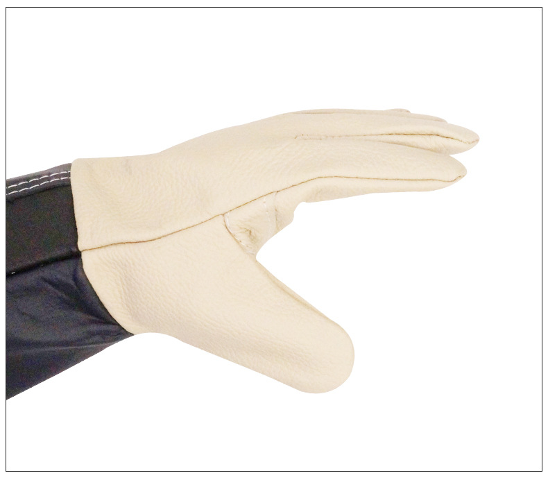 电焊手套耐磨焊工批发头层牛皮长款劳保防护厂家防烫烧焊防割详情图13