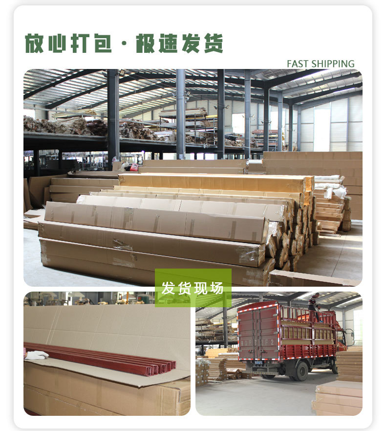 WPC室外木塑墙板别墅凉亭浮雕围栏耐晒PVC塑木户外护墙板外挂板详情图23