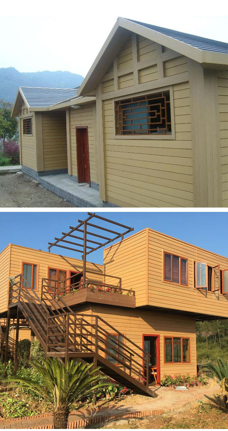 WPC室外木塑墙板别墅凉亭浮雕围栏耐晒PVC塑木户外护墙板外挂板详情图15