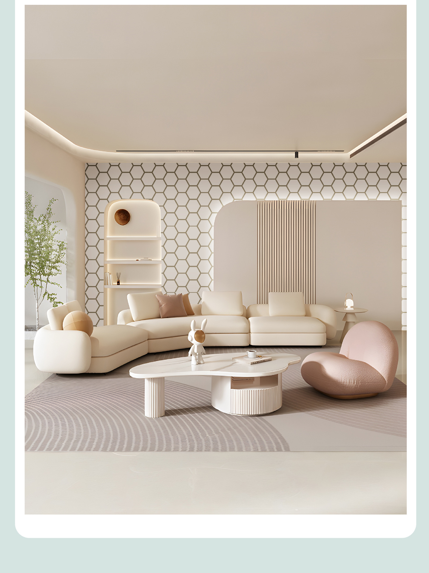 聚酯纤维吸音板自粘格栅隔音板墙面装饰卧室消音客厅跨境源头厂家详情图14