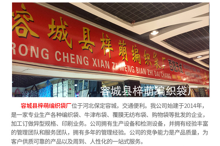 批发加厚无纺布搬家袋棉 被衣物整理收纳袋 覆膜印花手提行李袋详情图25