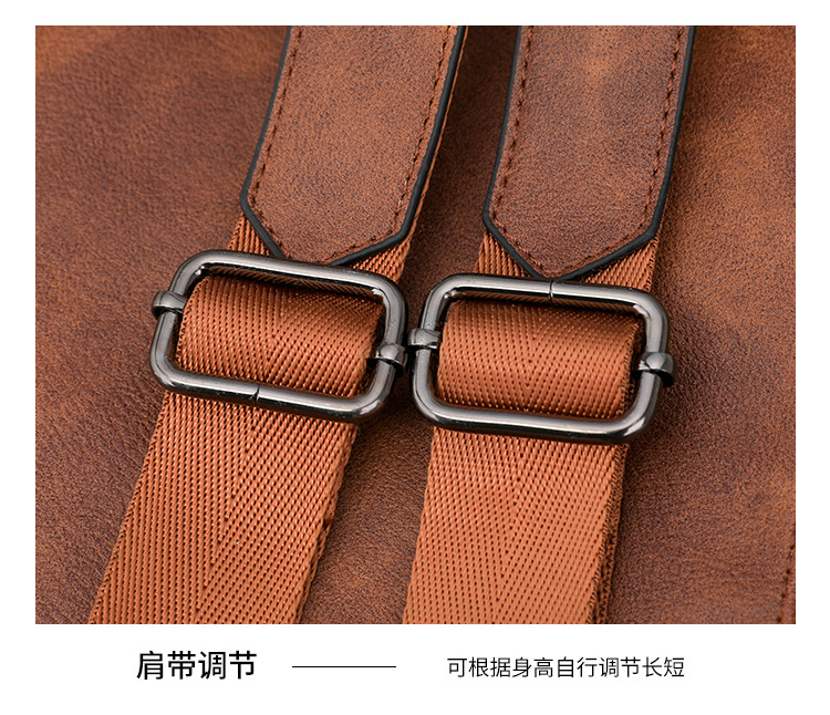 冬季新款欧美复古时尚女士双肩包大容量双肩包女士背包批发详情图29