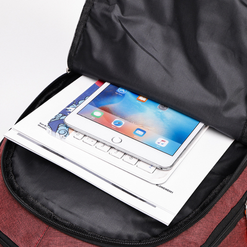 2024新款背包男士商务双肩包时尚潮流初中学生书包休闲旅行电脑包详情图23