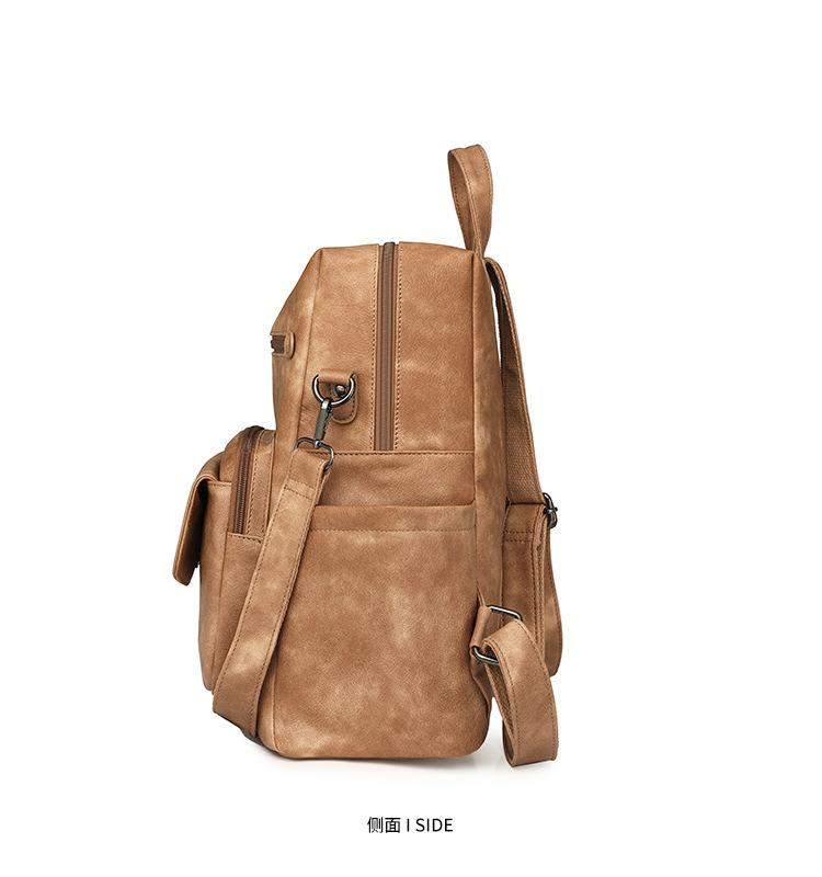 新款包包跨境女士双肩包大容量套包 复古子母包女包套装批详情图11