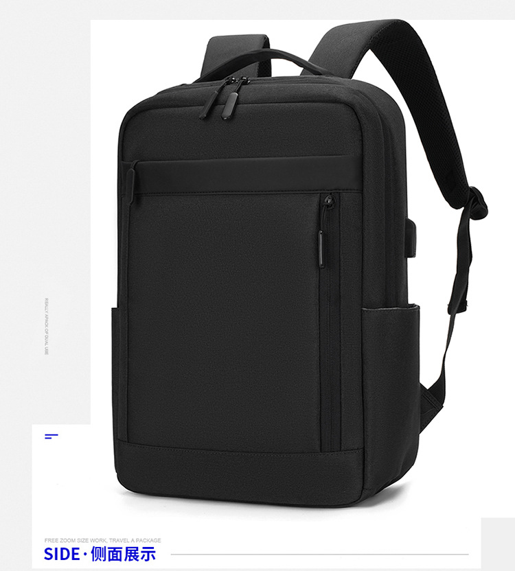 多隔层户外复古帆布包双肩包男士旅行书包大容量电脑背包现货代发详情图46