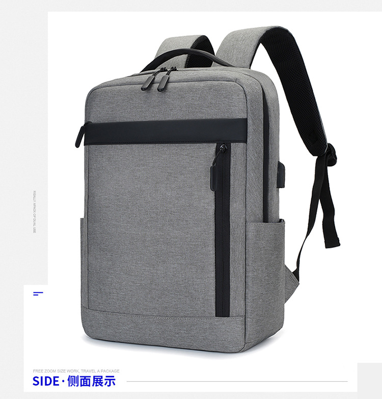 多隔层户外复古帆布包双肩包男士旅行书包大容量电脑背包现货代发详情图50