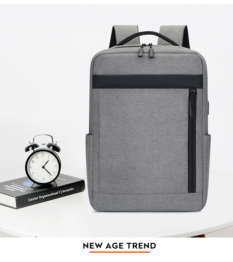 多隔层户外复古帆布包双肩包男士旅行书包大容量电脑背包现货代发详情图17