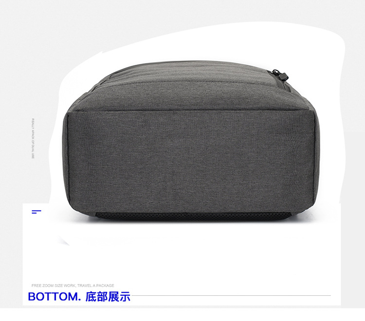 多隔层户外复古帆布包双肩包男士旅行书包大容量电脑背包现货代发详情图44