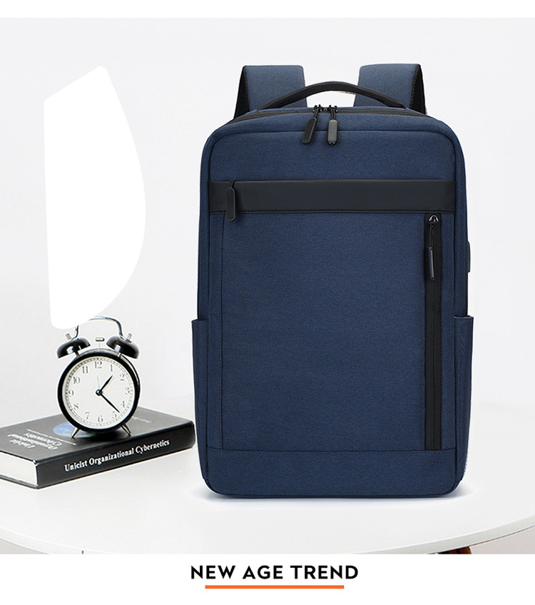 多隔层户外复古帆布包双肩包男士旅行书包大容量电脑背包现货代发详情图19