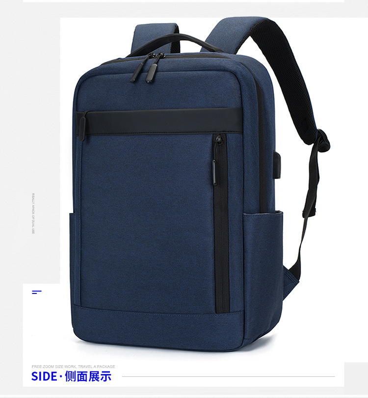 多隔层户外复古帆布包双肩包男士旅行书包大容量电脑背包现货代发详情图48