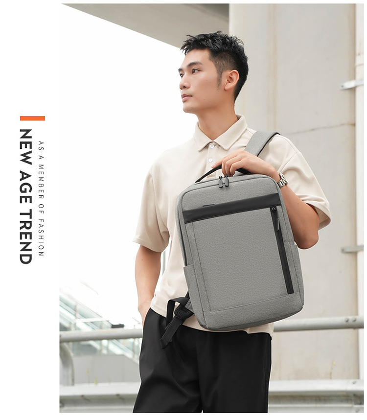 多隔层户外复古帆布包双肩包男士旅行书包大容量电脑背包现货代发详情图37