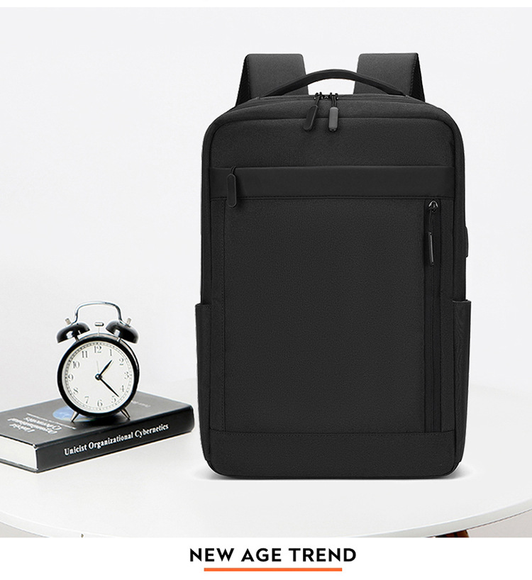 多隔层户外复古帆布包双肩包男士旅行书包大容量电脑背包现货代发详情图15