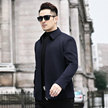 男式秋季新款80%绵羊毛20%山羊绒中老年商务夹克外套男批发Y88522 男外套缩略图 4