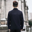 男式秋季新款80%绵羊毛20%山羊绒中老年商务夹克外套男批发Y88522 男外套缩略图 2