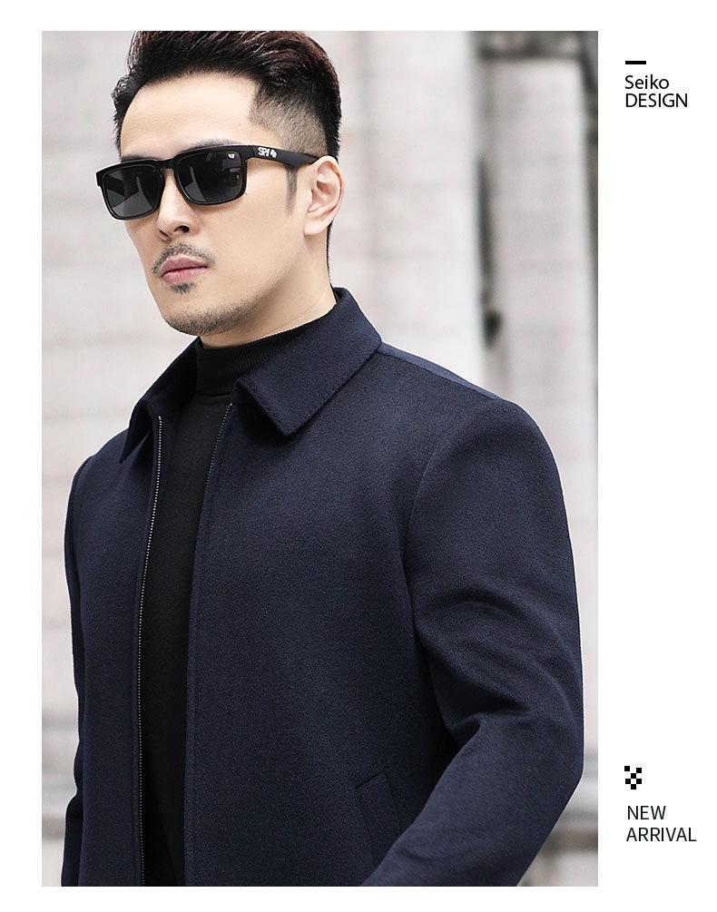 男式秋季新款80%绵羊毛20%山羊绒中老年商务夹克外套男批发Y88522 男外套详情图14