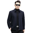 男式秋季新款80%绵羊毛20%山羊绒中老年商务夹克外套男批发Y88522 男外套缩略图 5