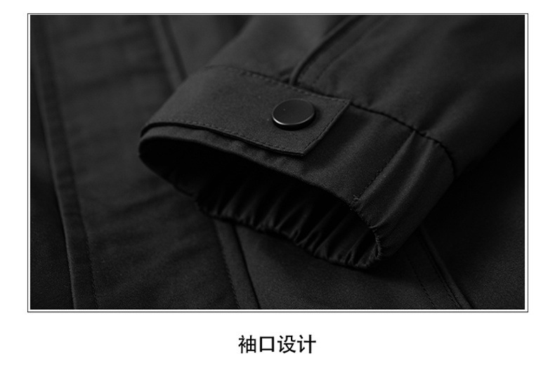秋季潮牌美式工装夹克男士日系翻领外套大码8XL胖子宽松休闲跨境 男式夹克详情图17