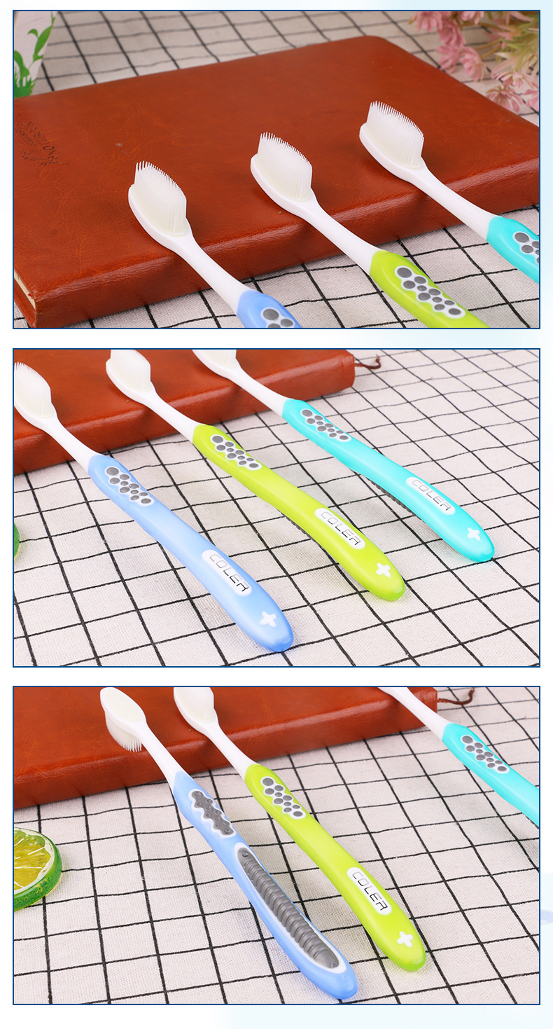 科丽尔726纳米口腔护理牙刷 高密刷孔护理牙刷 手动牙刷清洁舌苔详情图8