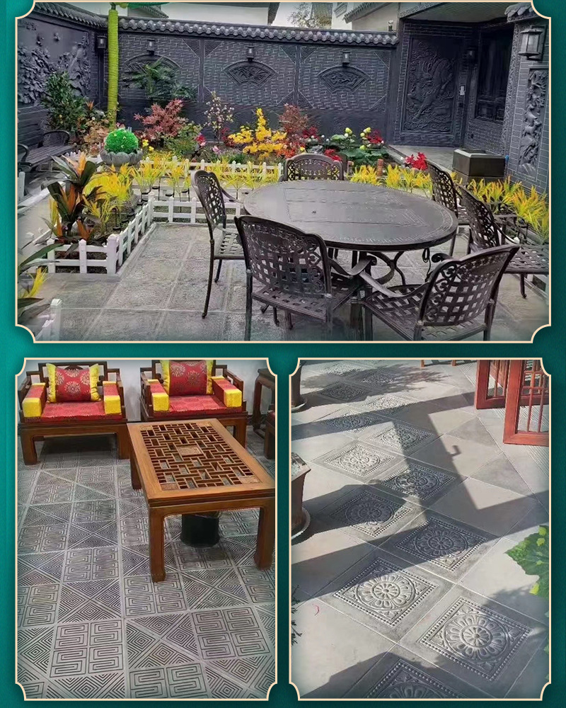 方砖京砖仿古地砖厂家古建地砖砖中式地砖室内庭院唐莲地砖铺地地 铺地瓷砖详情图11