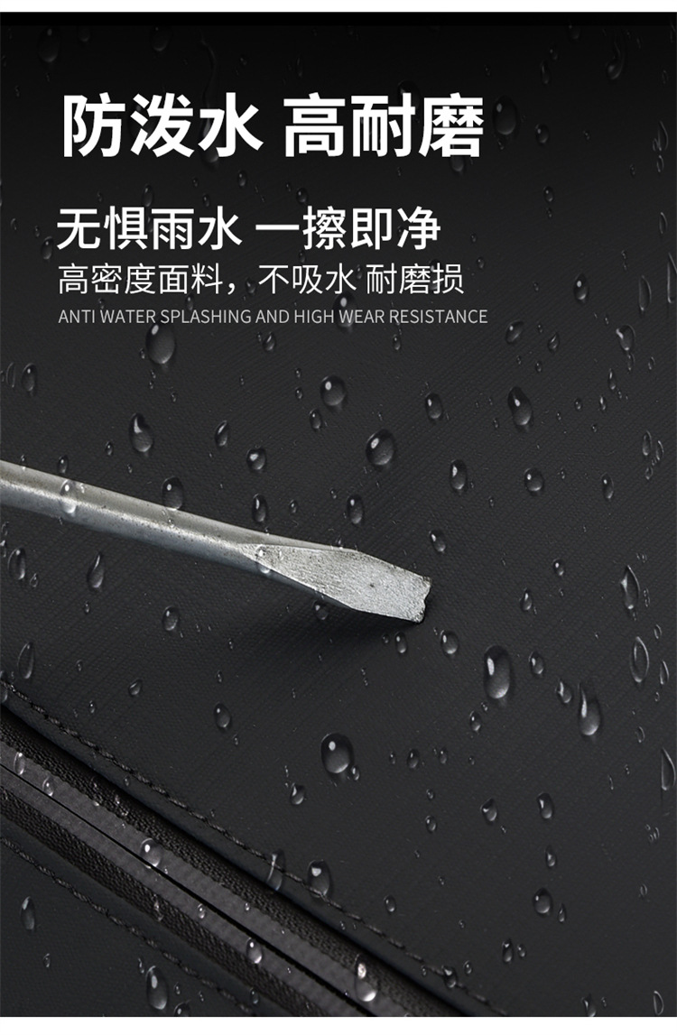 跨境双肩包男士大容量商务出差短途旅行李包可扩容多功能电脑背包详情图9