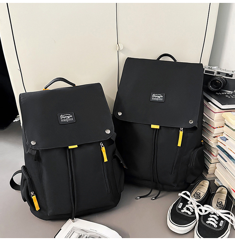 学生书包男女工装风休闲通勤百搭背包大容量笔记本户外旅行电脑包详情图32