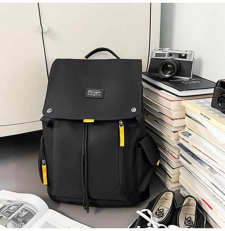 学生书包男女工装风休闲通勤百搭背包大容量笔记本户外旅行电脑包详情图33