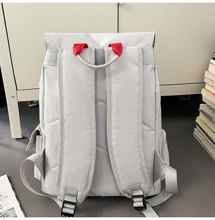 学生书包男女工装风休闲通勤百搭背包大容量笔记本户外旅行电脑包详情图38