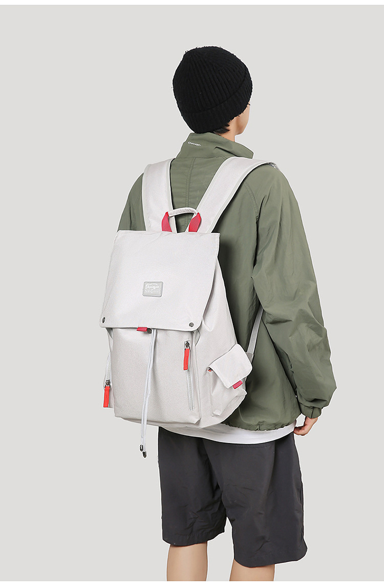 学生书包男女工装风休闲通勤百搭背包大容量笔记本户外旅行电脑包详情图13