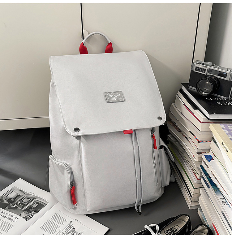 学生书包男女工装风休闲通勤百搭背包大容量笔记本户外旅行电脑包详情图34