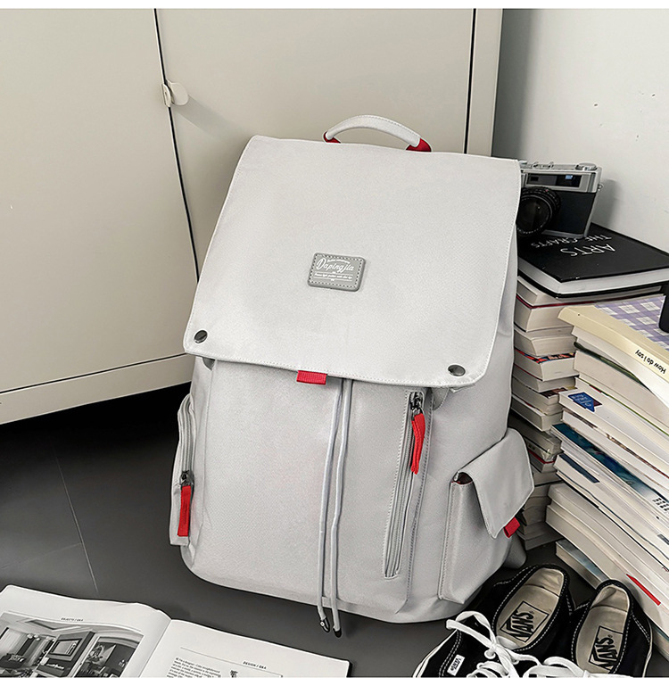 学生书包男女工装风休闲通勤百搭背包大容量笔记本户外旅行电脑包详情图36