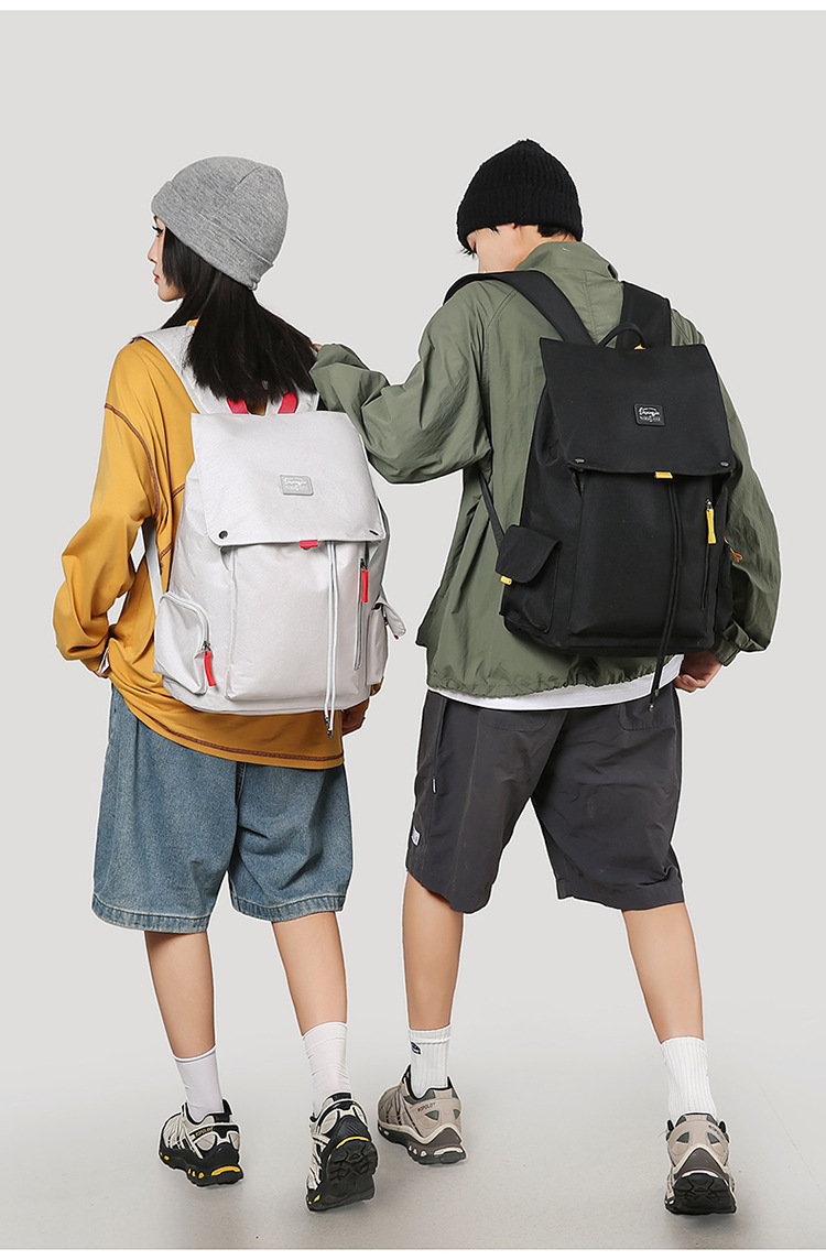 学生书包男女工装风休闲通勤百搭背包大容量笔记本户外旅行电脑包详情图27