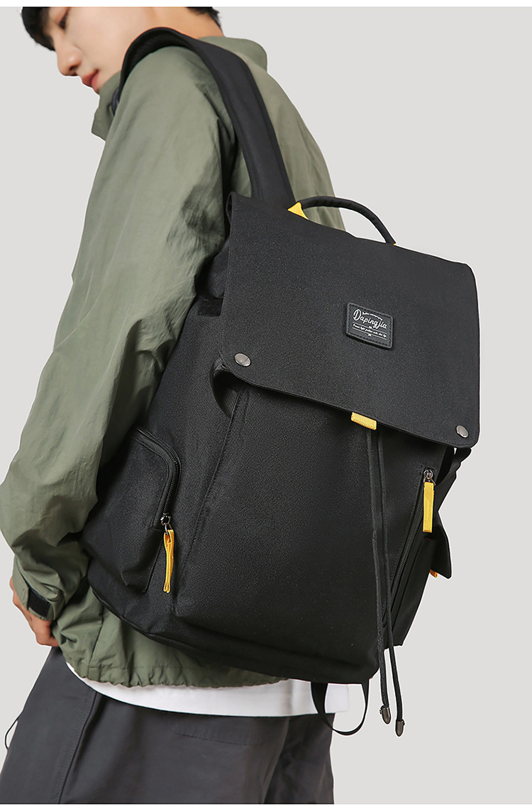 学生书包男女工装风休闲通勤百搭背包大容量笔记本户外旅行电脑包详情图29