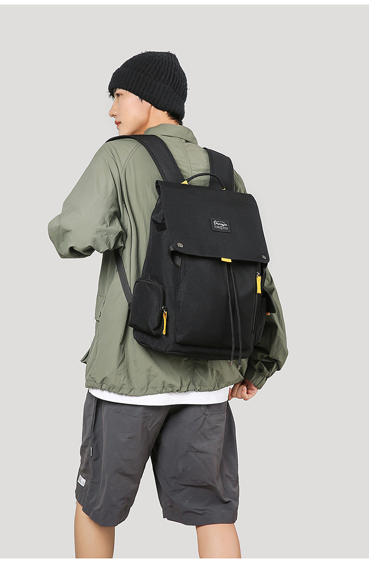 学生书包男女工装风休闲通勤百搭背包大容量笔记本户外旅行电脑包详情图30