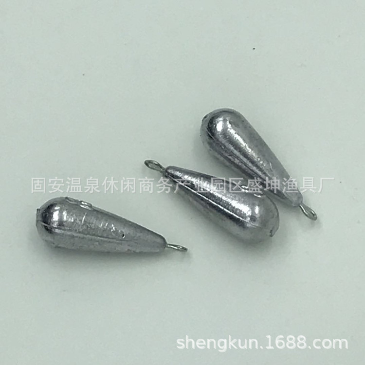 水滴型带环铅坠海杆远投抛竿通心铅防挂底串钩路亚筏钓钓鱼坠详情图21
