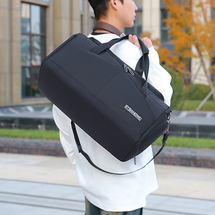 跨境健身包手提大容量短途旅行包轻便运动收纳包斜挎行李袋批发详情图24