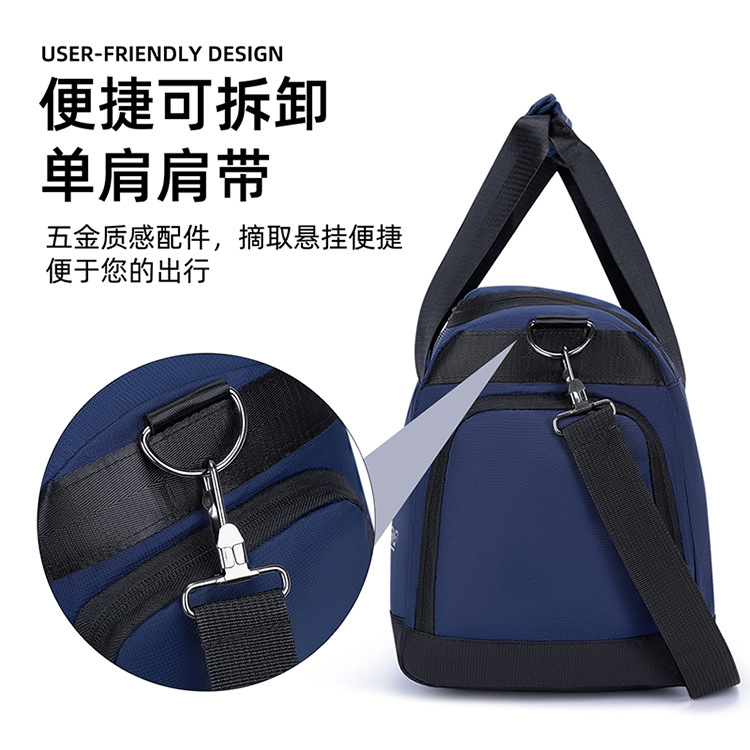 跨境健身包手提大容量短途旅行包轻便运动收纳包斜挎行李袋批发详情图6