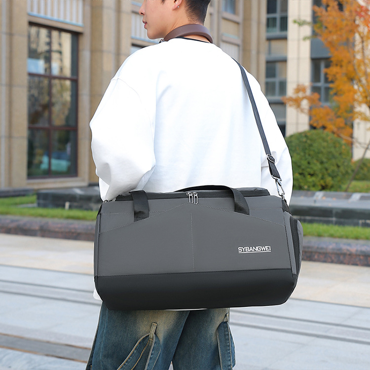 跨境健身包手提大容量短途旅行包轻便运动收纳包斜挎行李袋批发详情图20