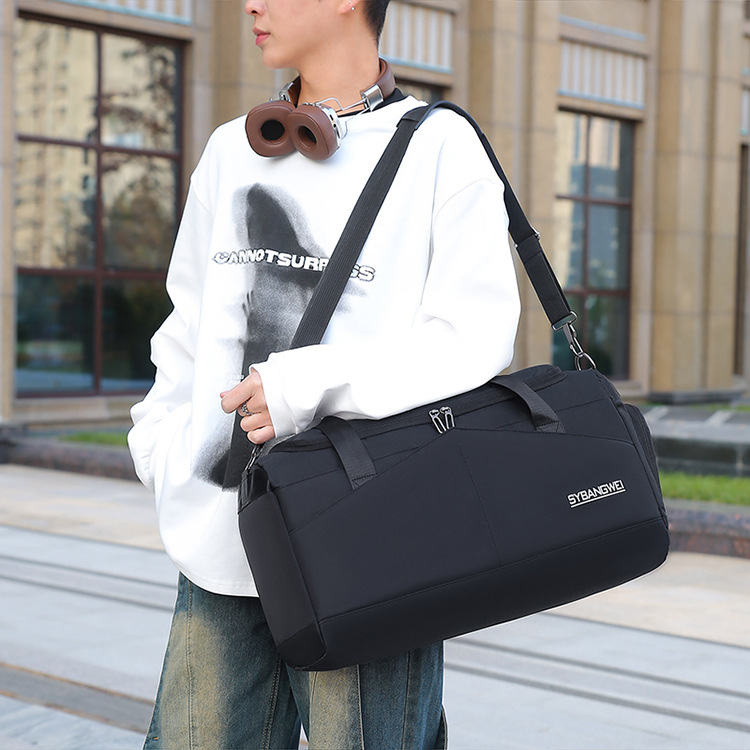 跨境健身包手提大容量短途旅行包轻便运动收纳包斜挎行李袋批发详情图23