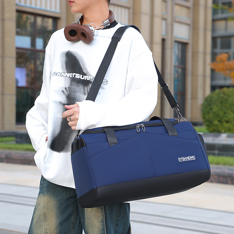 跨境健身包手提大容量短途旅行包轻便运动收纳包斜挎行李袋批发详情图17