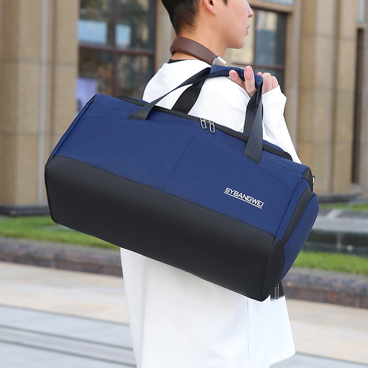 跨境健身包手提大容量短途旅行包轻便运动收纳包斜挎行李袋批发详情图14