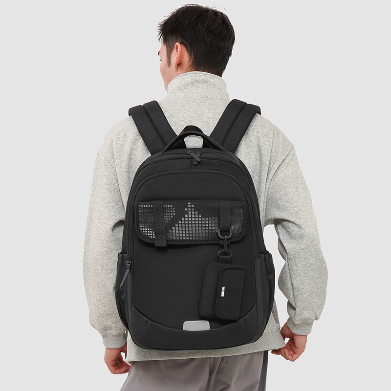 新款日系大容量双肩包轻便潮流学生书包初高中大学生旅行双肩背包