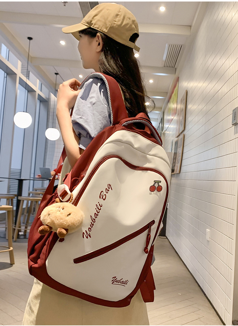 双肩包户外休闲旅行包大容量学生包初高中背包大学生电脑包详情图32