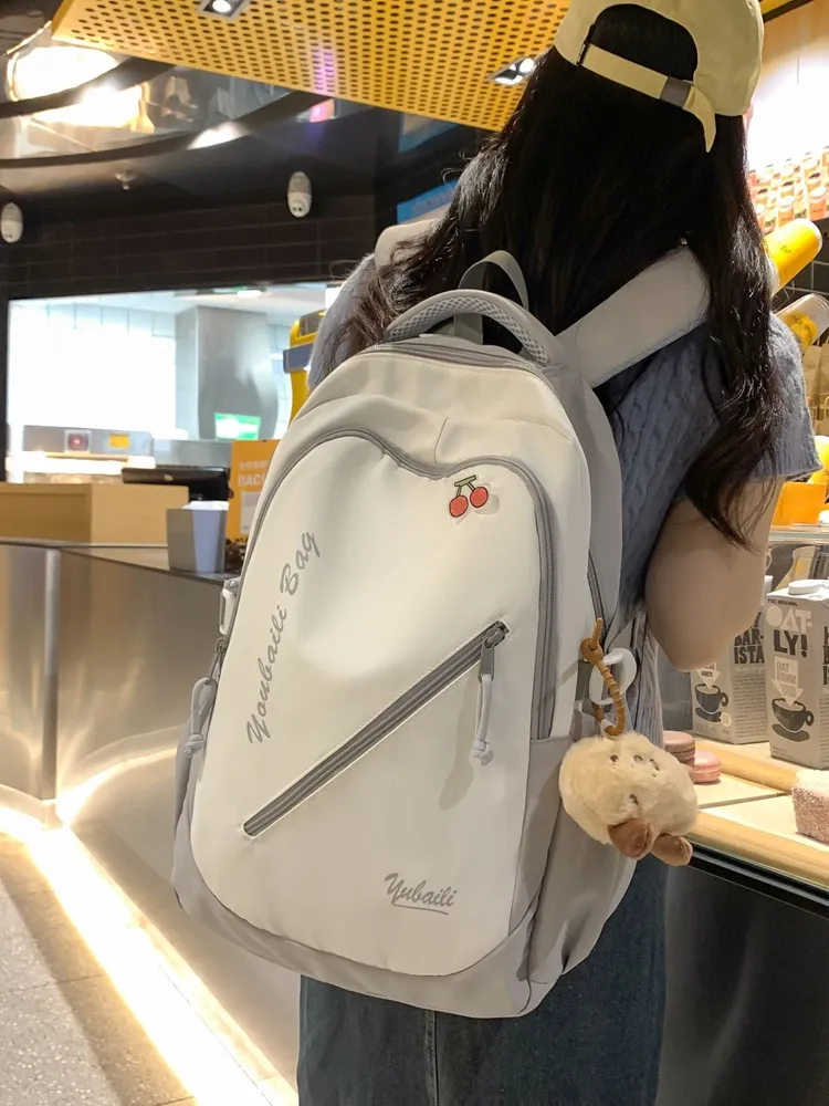 双肩包户外休闲旅行包大容量学生包初高中背包大学生电脑包主图 1