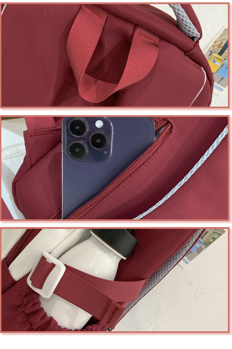 双肩包户外休闲旅行包大容量学生包初高中背包大学生电脑包详情图20