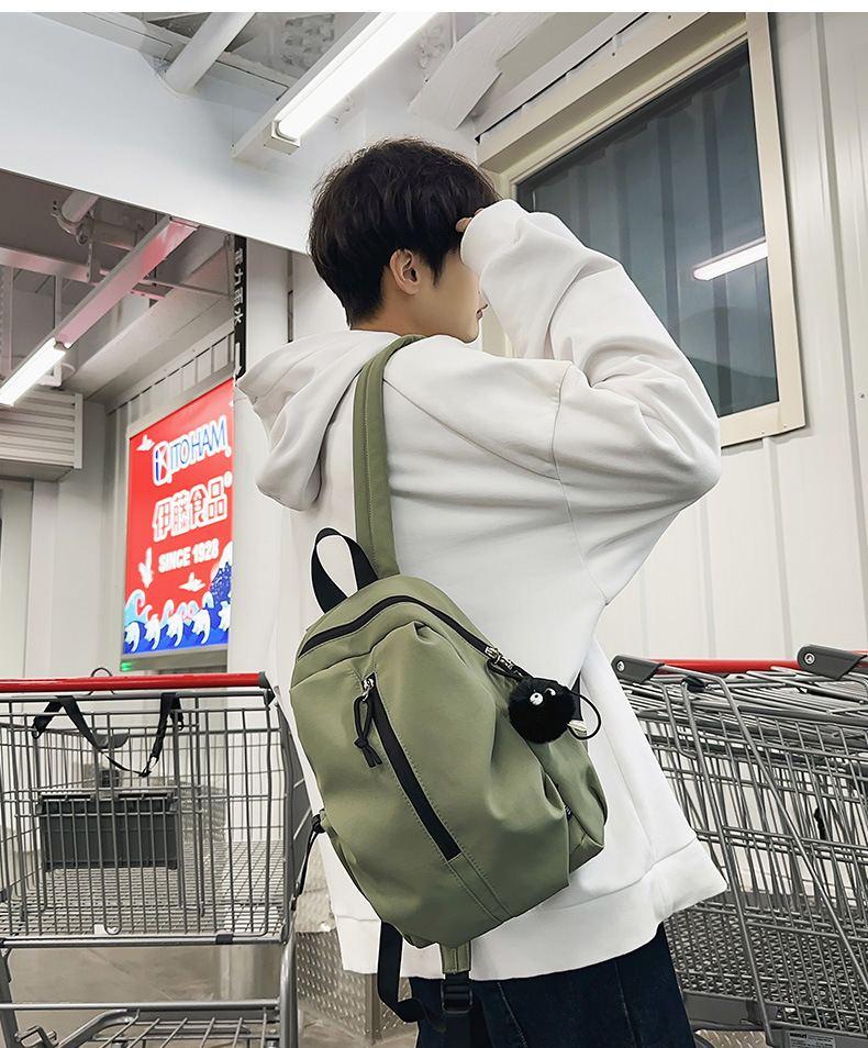 休闲轻便小背包女双肩包男轻量化徒步登山包高中生外出旅游书包详情图5