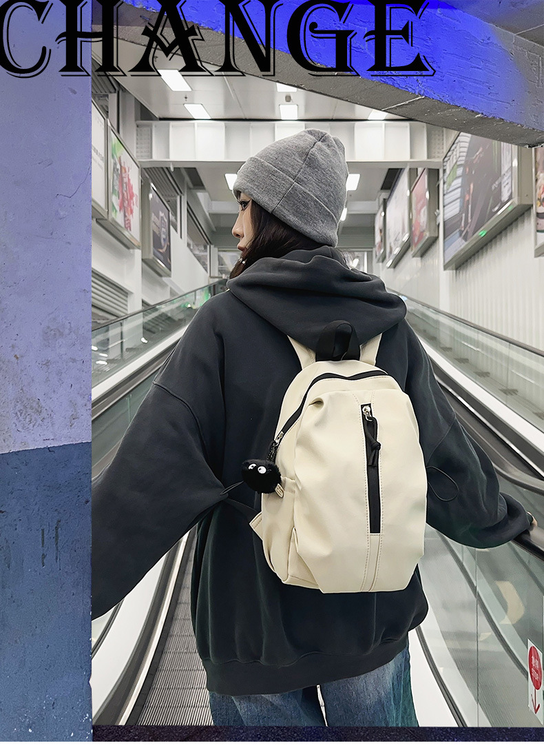 休闲轻便小背包女双肩包男轻量化徒步登山包高中生外出旅游书包详情图4